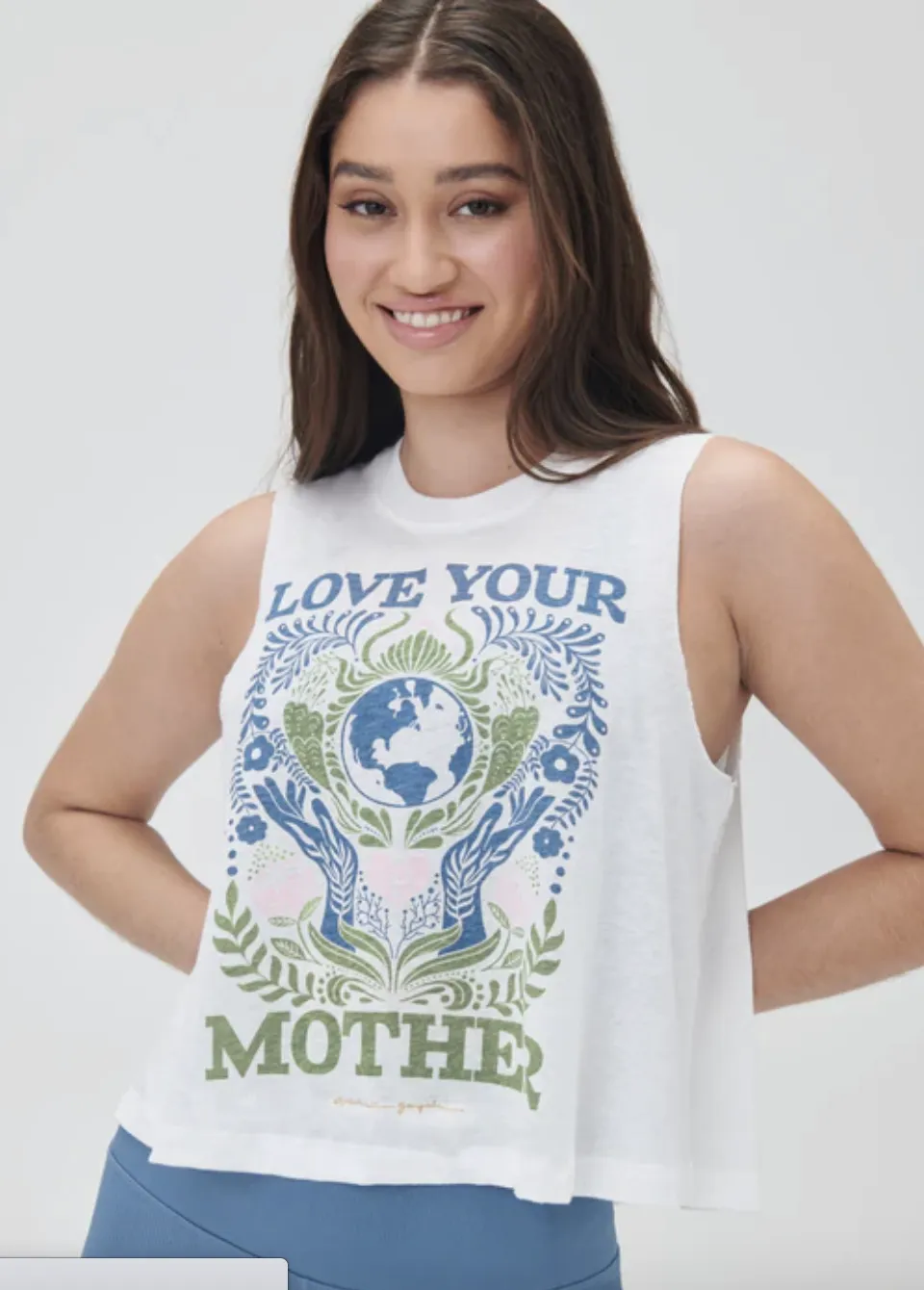 Love Your Mother Crop Tank