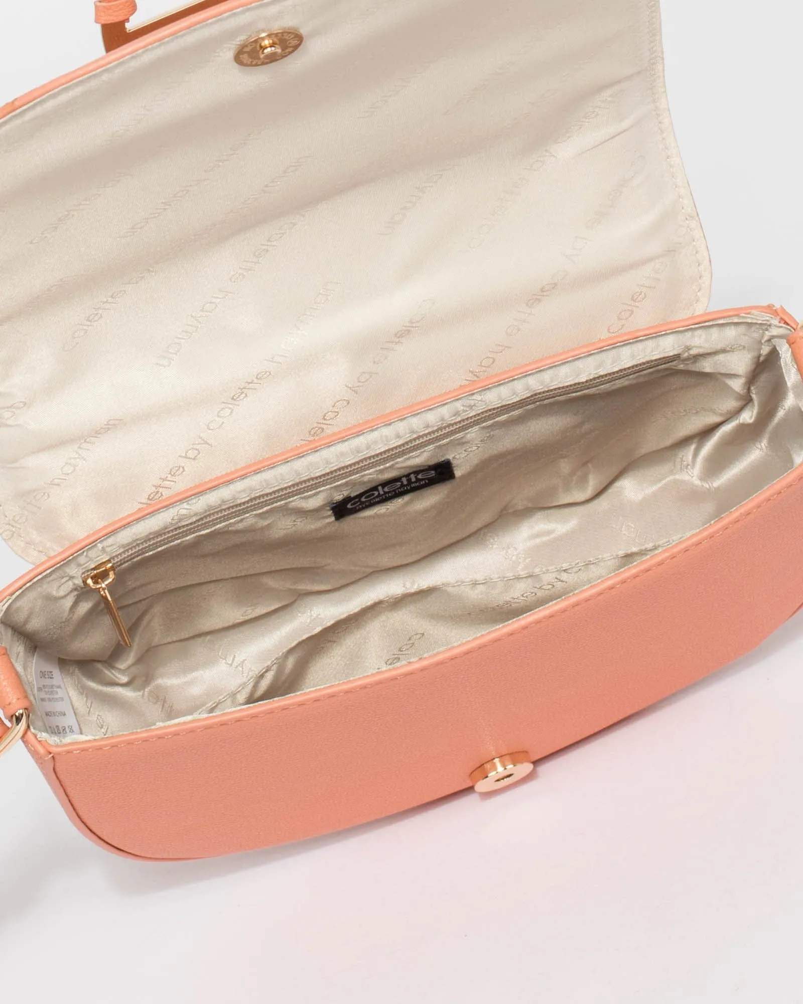 Luz Orange Ring Crossbody Bag