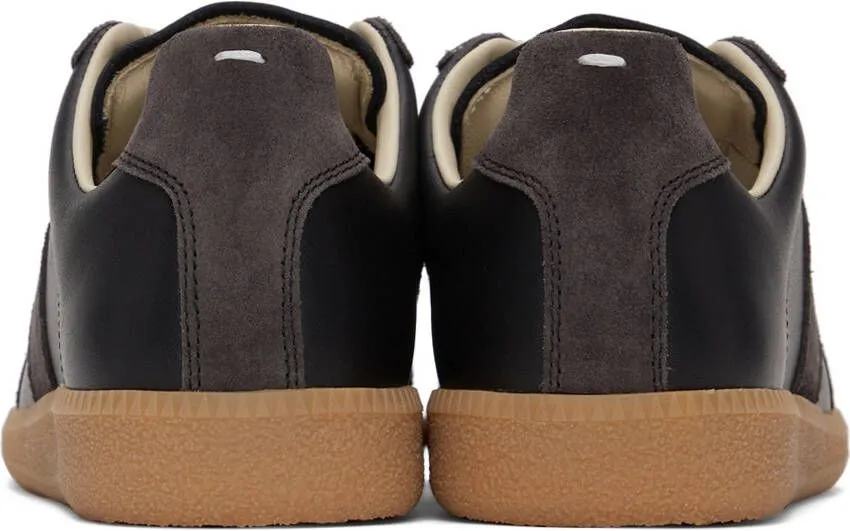 Maison Margiela Black Nappa Replica Sneakers