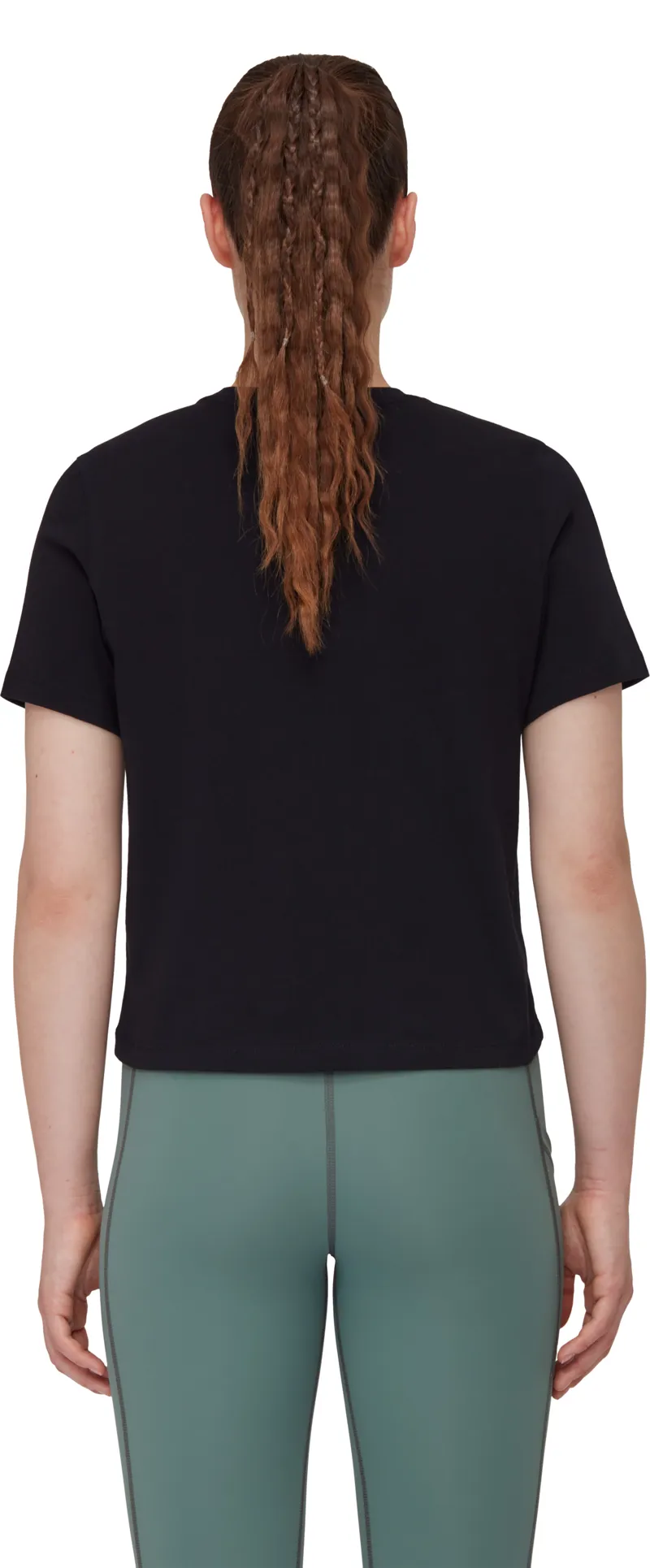 Mammut Women's Massone Cropped Patch T-Shirt Black