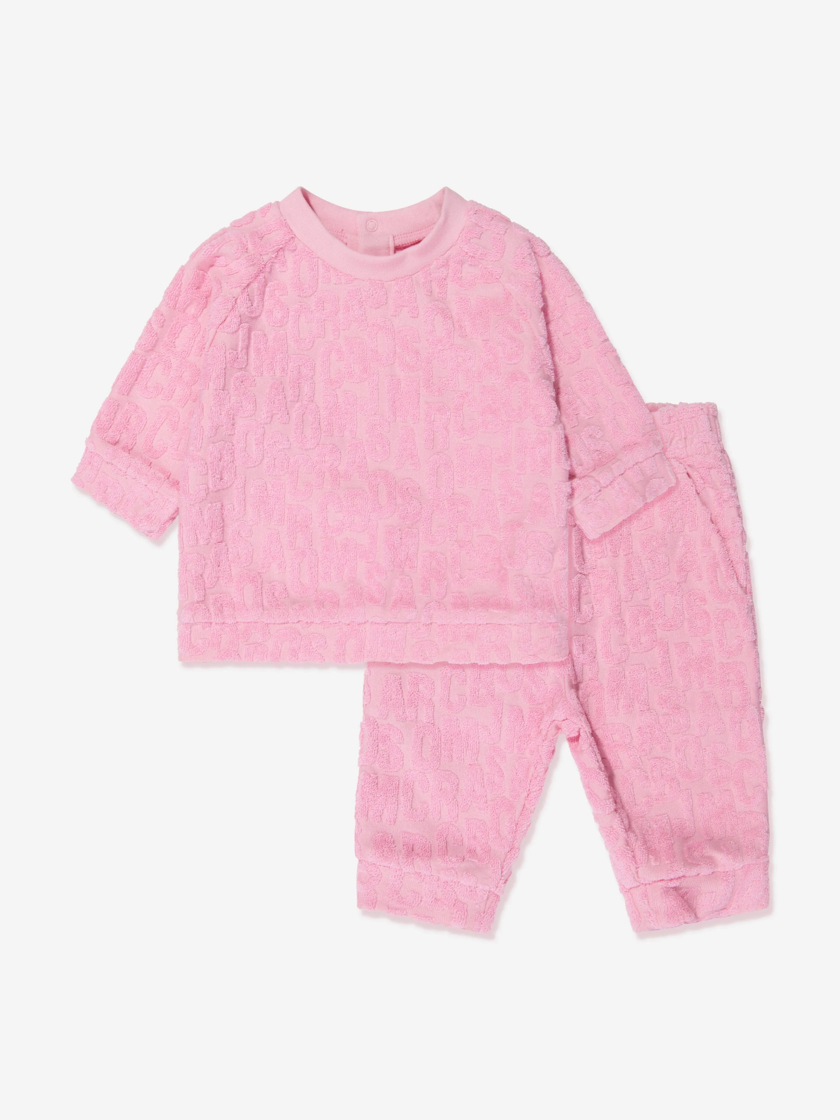 MARC JACOBS Baby Girls Logo Tracksuit in Pink