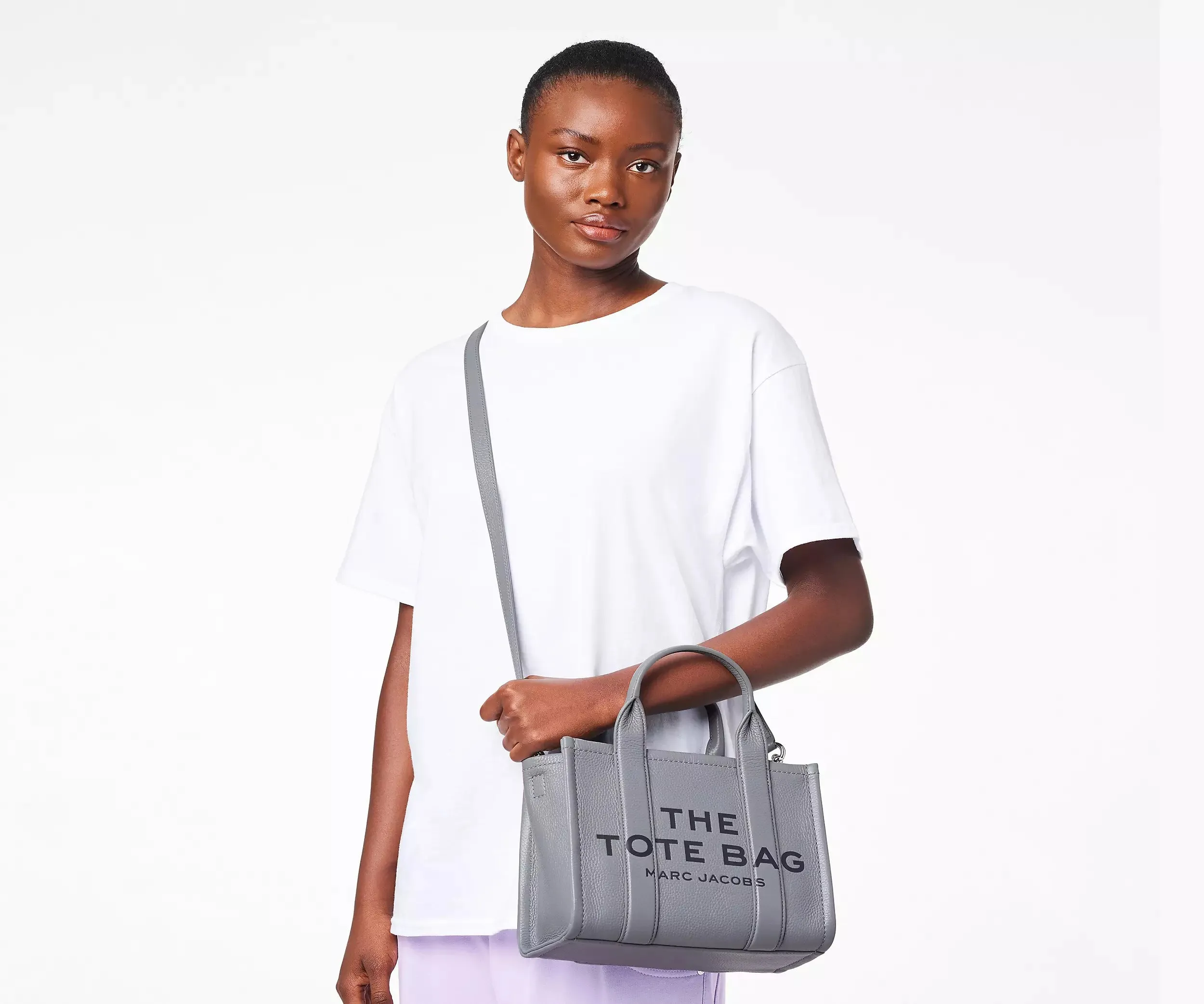 Marc Jacobs The Tote Bag Small ( Wolf Grey )