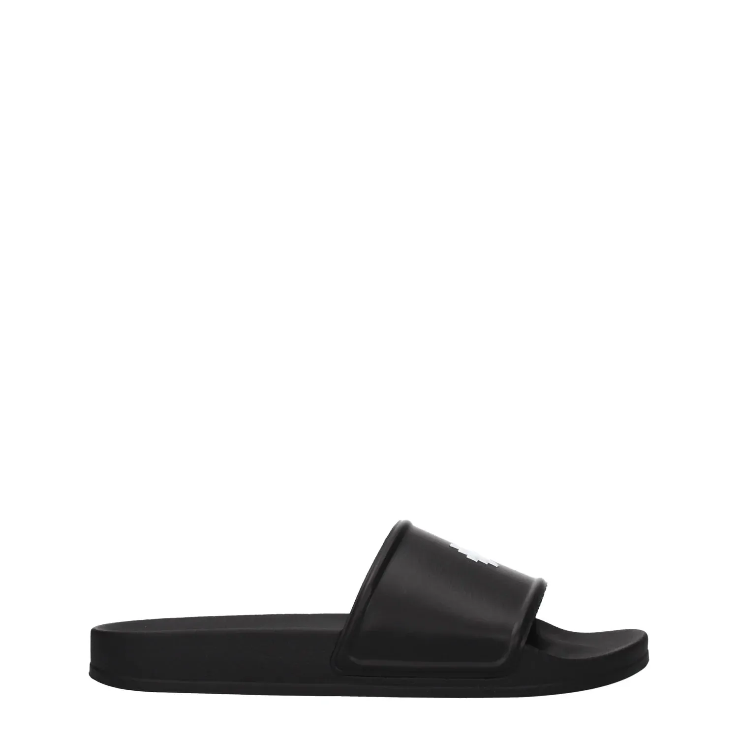 Marcelo Burlon Slippers And Clogs Men Rubber Black/White