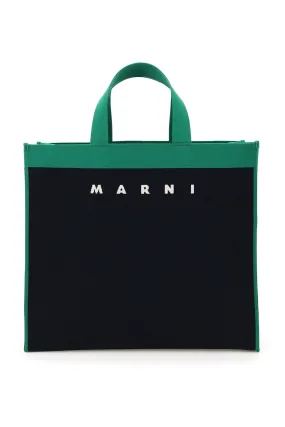Marni Logo Jacquard Tote Bag
