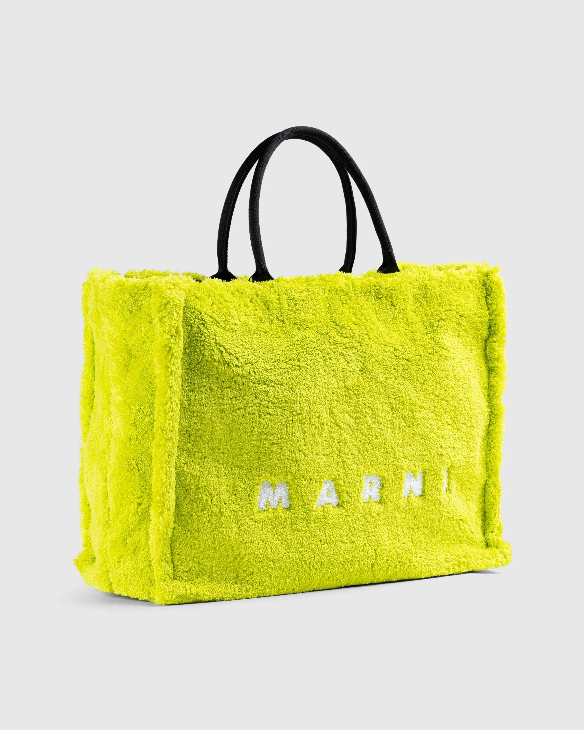 Marni – Terry Cloth Tote Bag Light Lime | Highsnobiety Shop