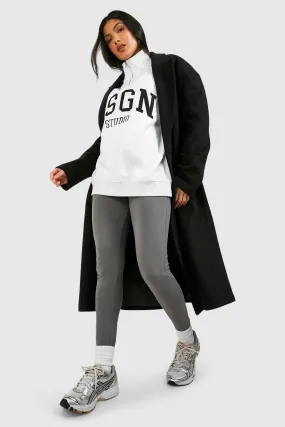 Maternity V Waist Basic Legging