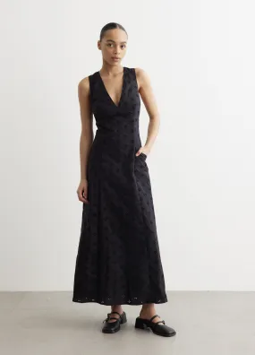 Matteau -  Broderie Plunge Dress - Dress