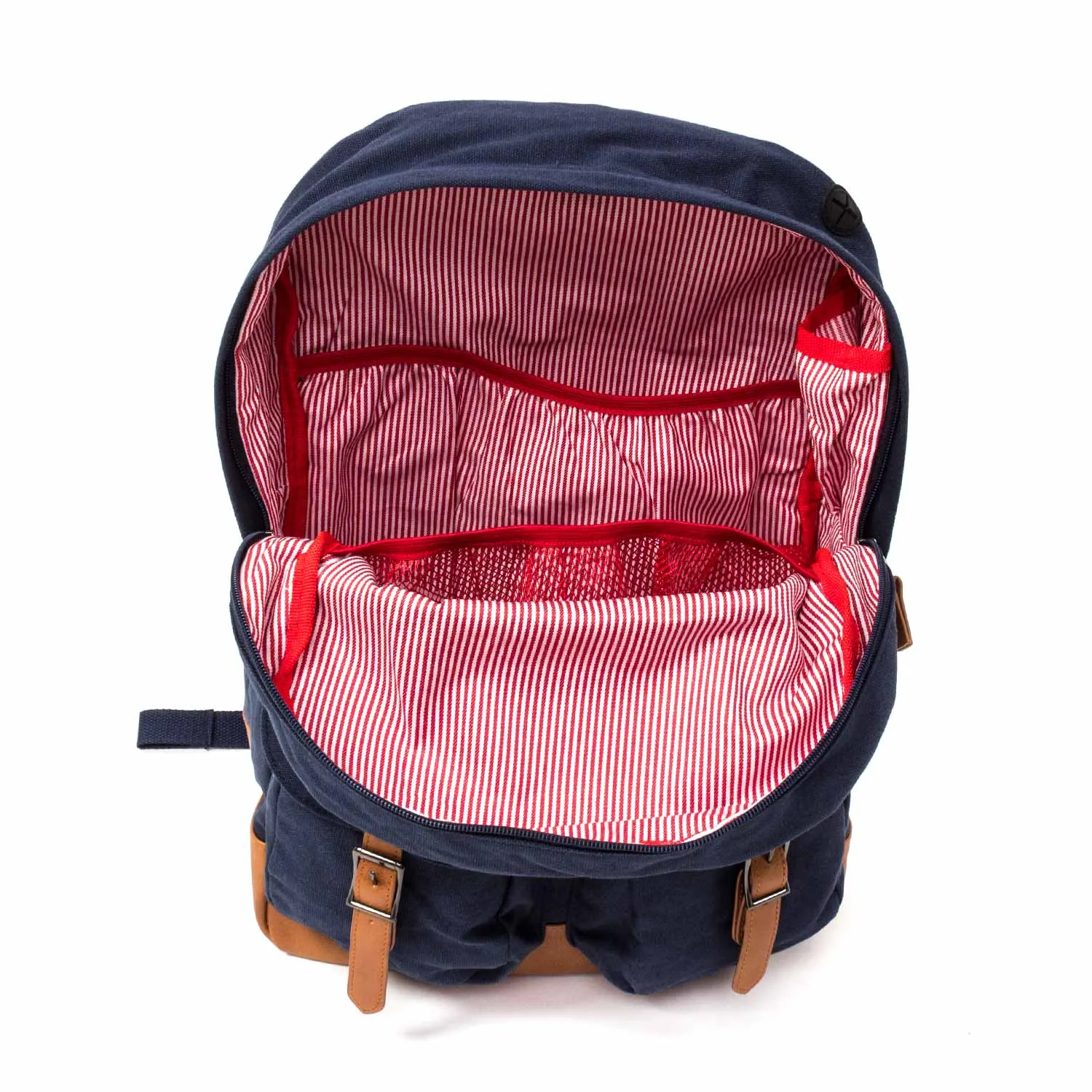 Mc2 Saint Barth Unisex Blue Vintage Backpack