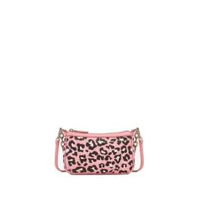 MCM Aren Shoulder Bag in Leopard Visetos