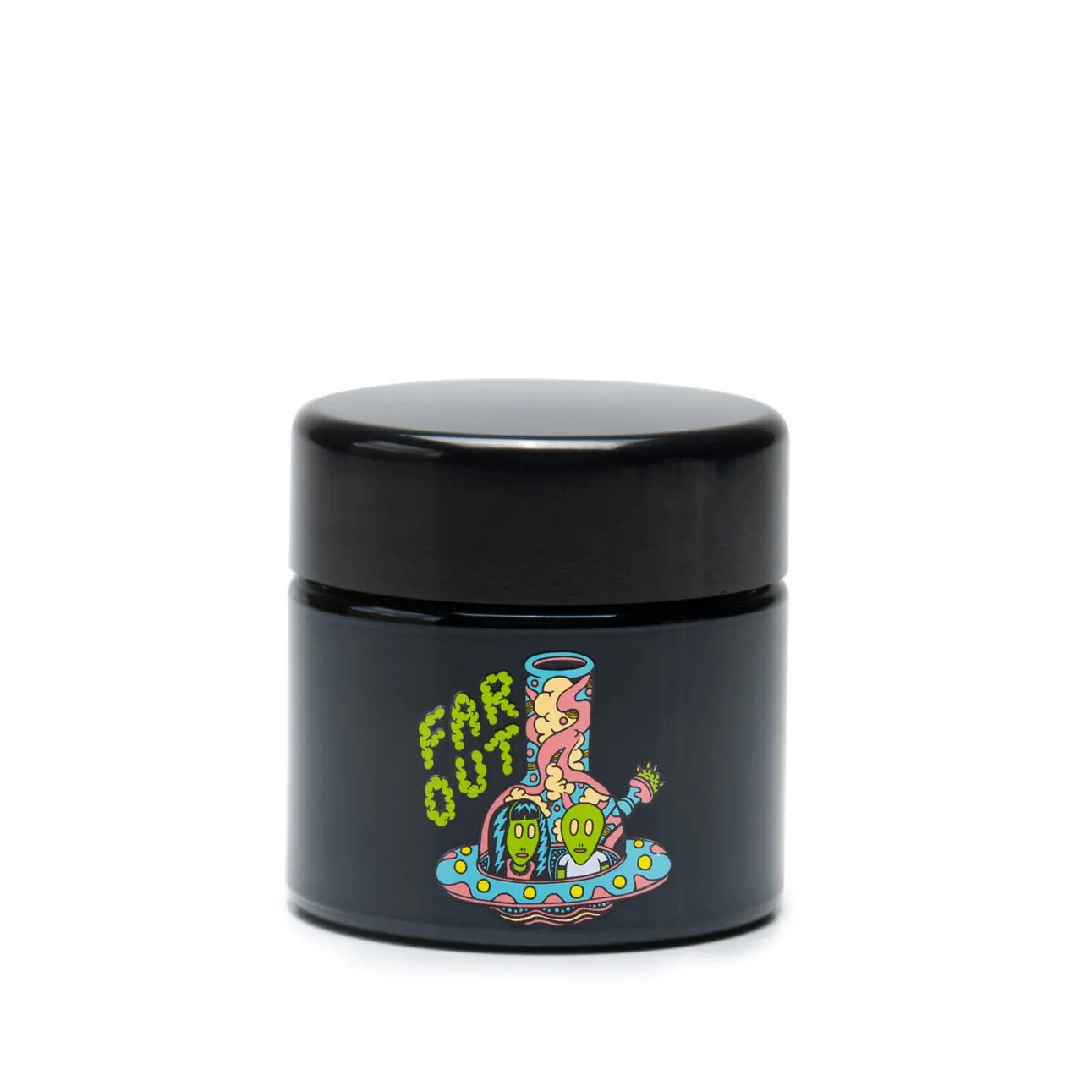 Medium Black Stash Jar