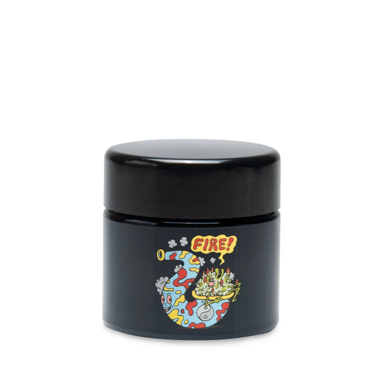 Medium Black Stash Jar