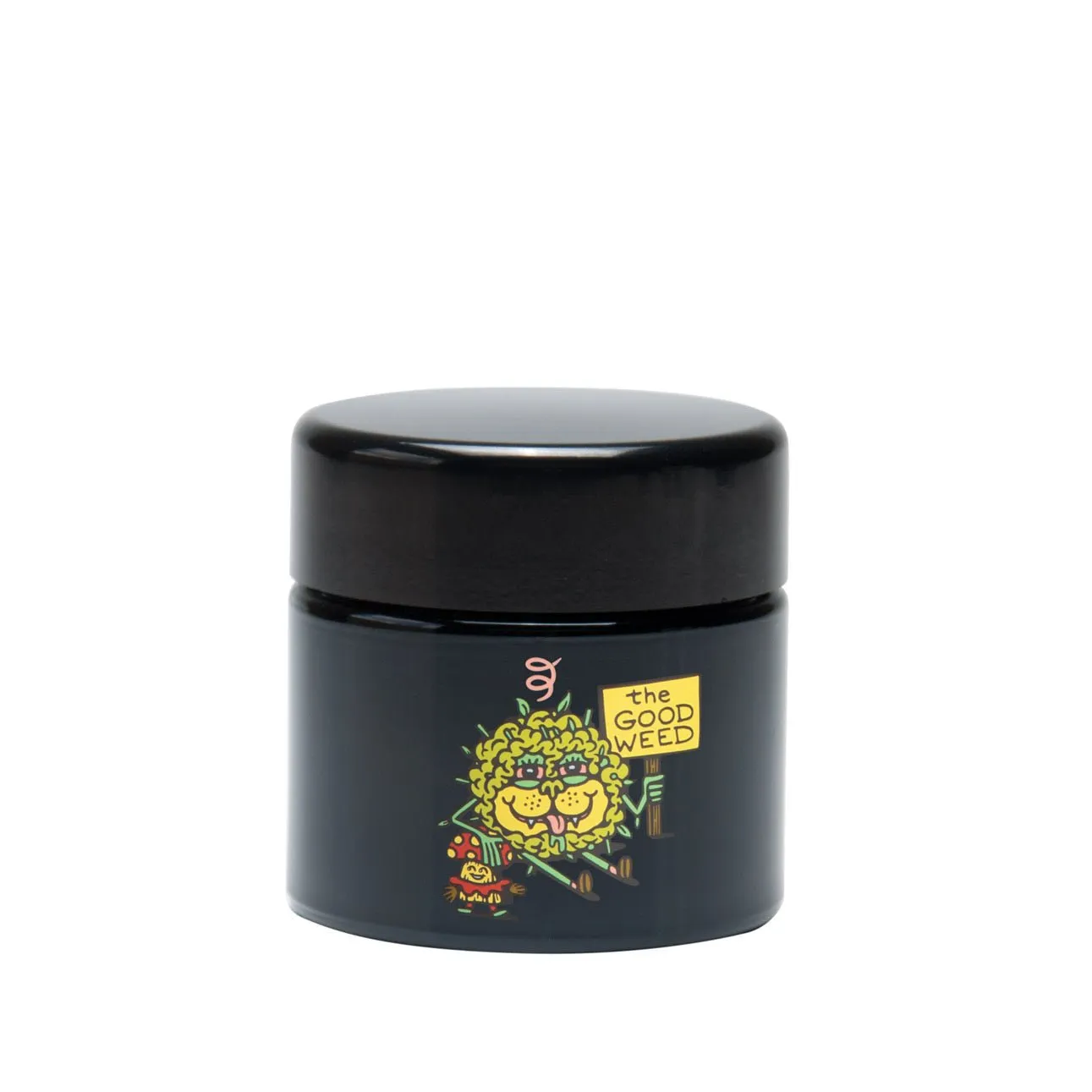 Medium Black Stash Jar