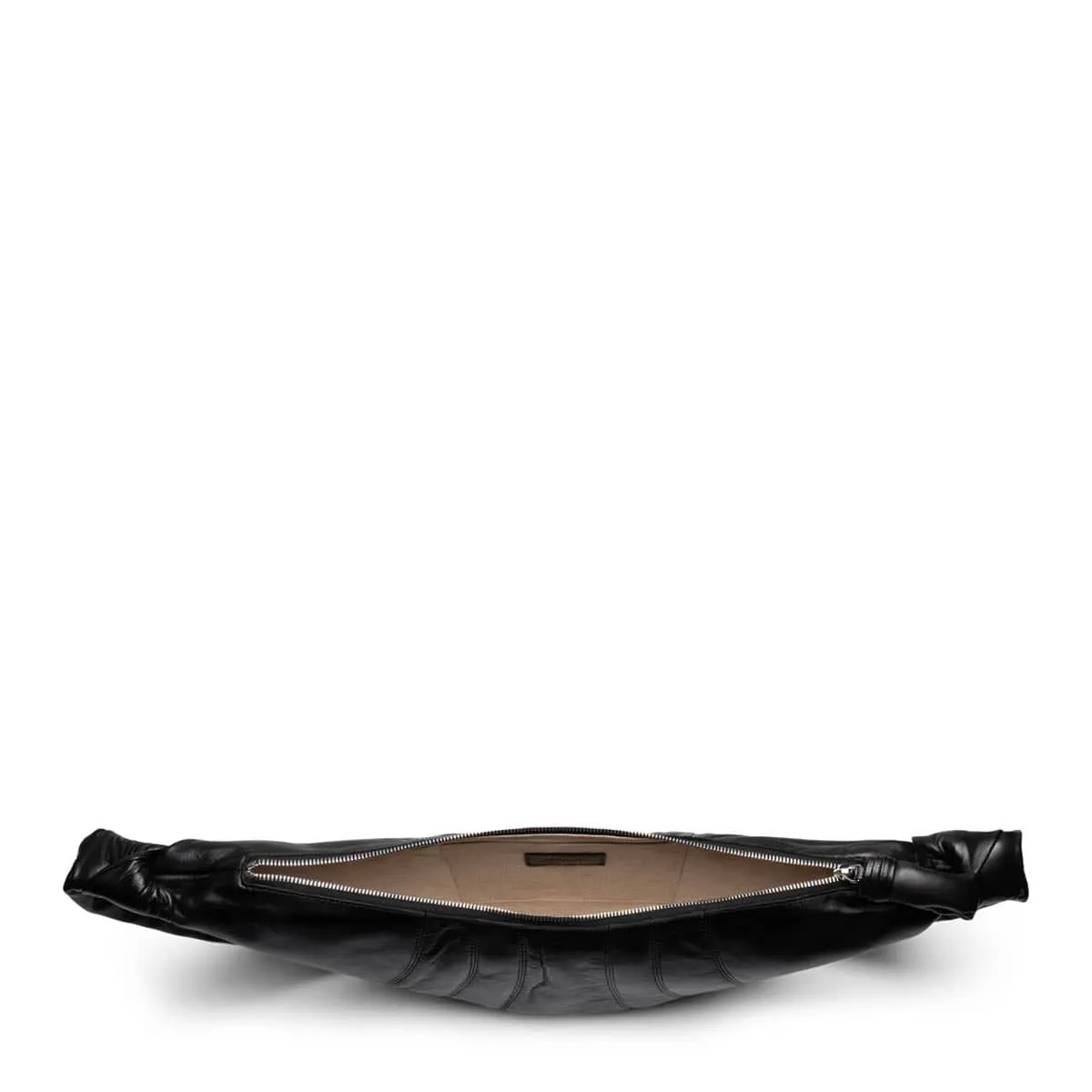 MEDIUM CROISSANT BAG BLACK | Bodega