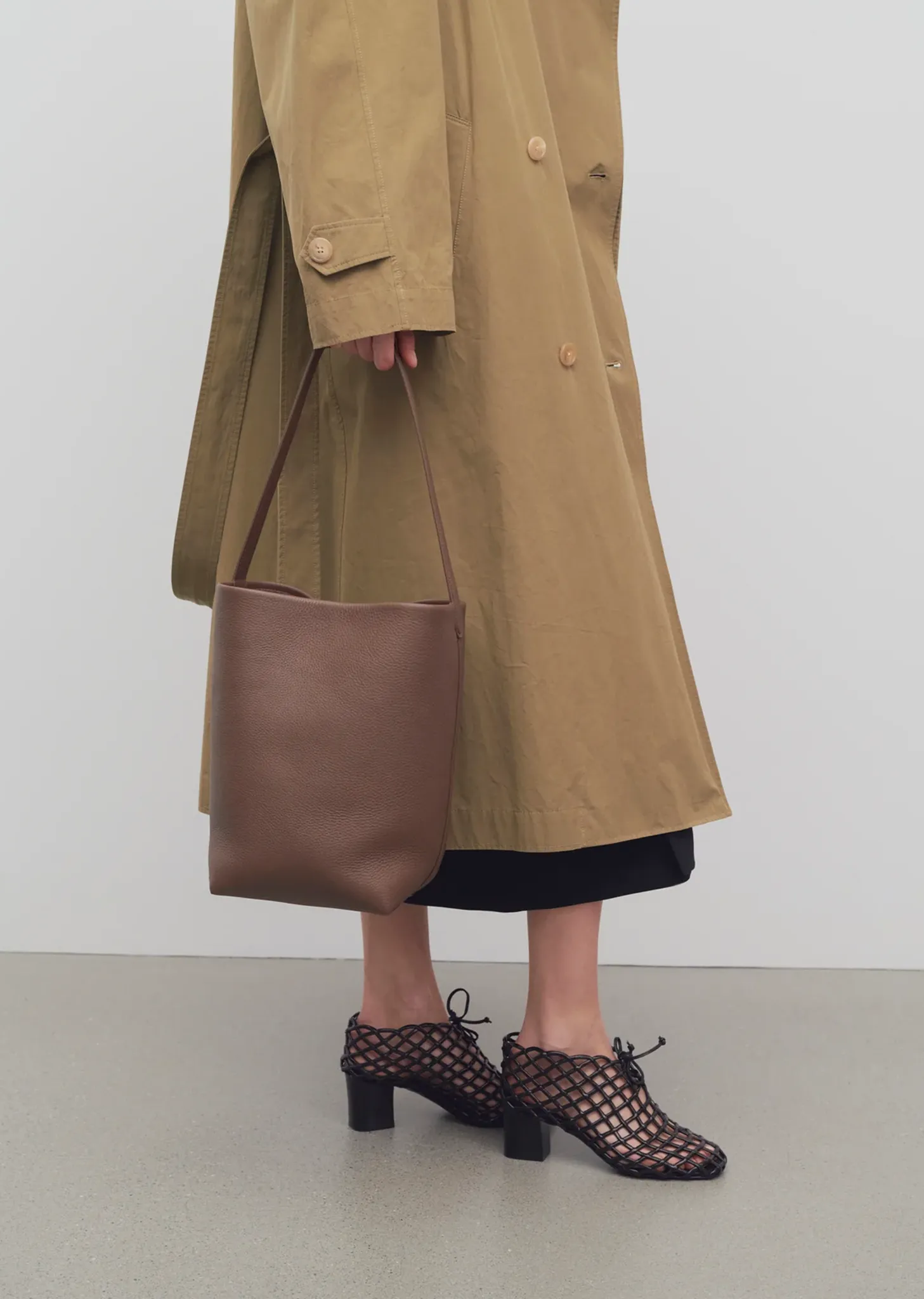 Medium N/S Park Tote — Dark Olive