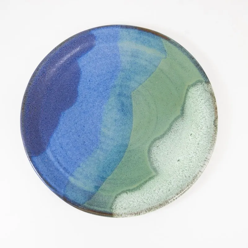 Medium Plate in Lake Glaze
