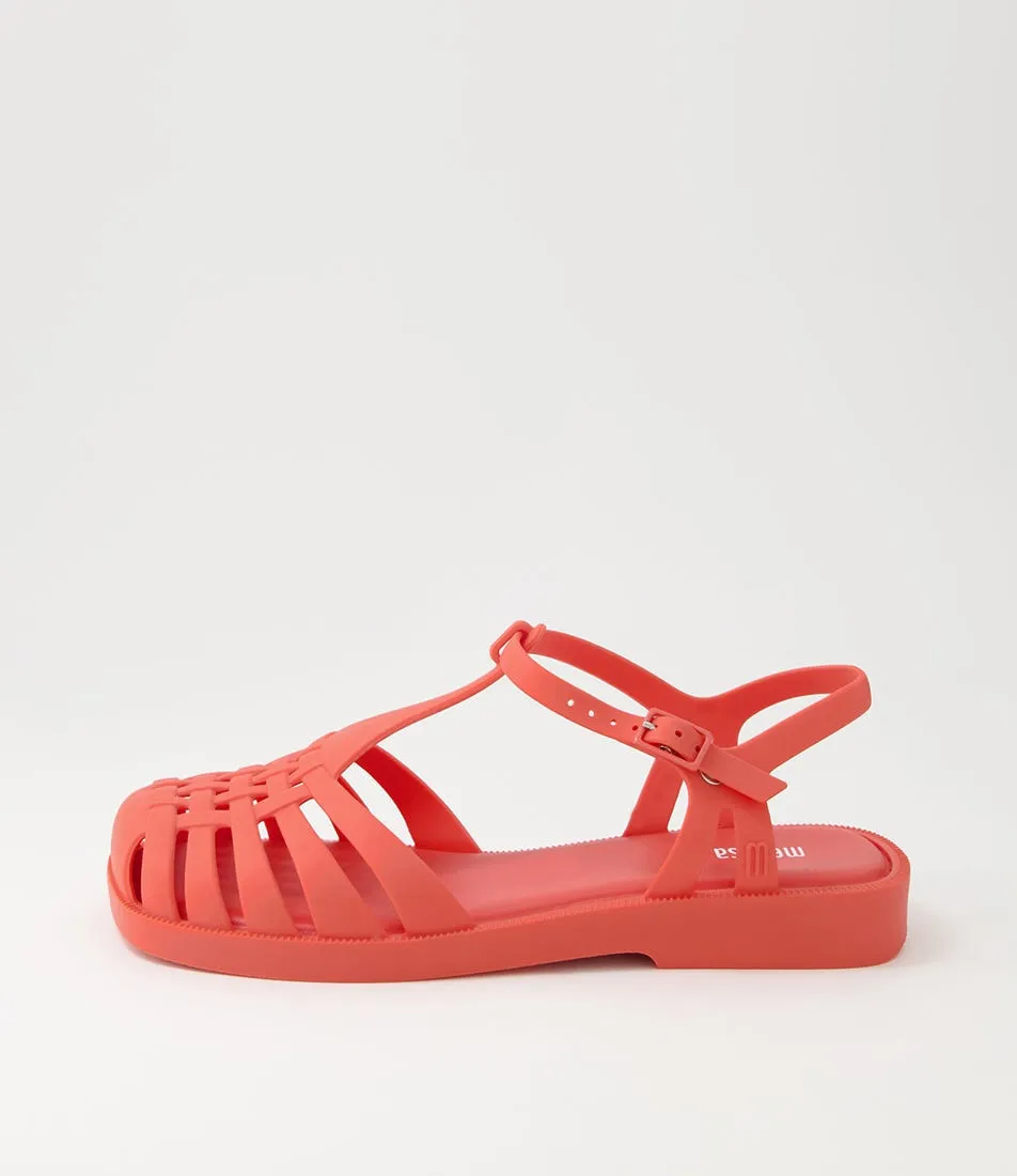 MELISSA Aranha Quadrada Red Pvc Sandals