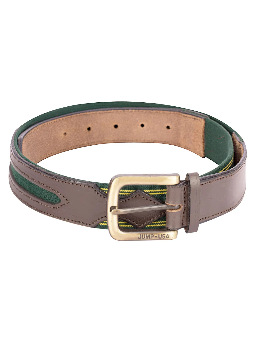 Men Brown Leather Belt