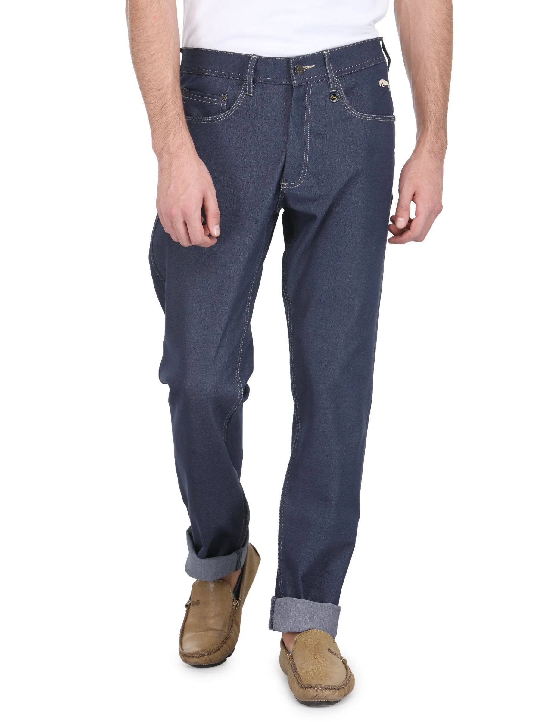 Men Regular Fit Four Way Streachable Jeans