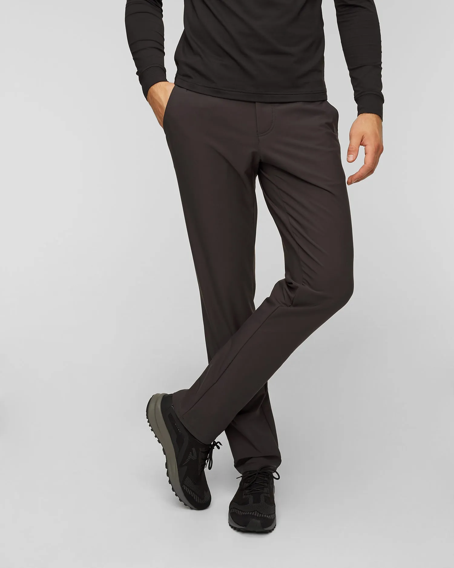 Men's trousers Alberto Rookie-Coffee 5646-980