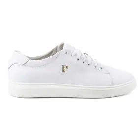 Men's leather sneakers POLBUT 2127 white
