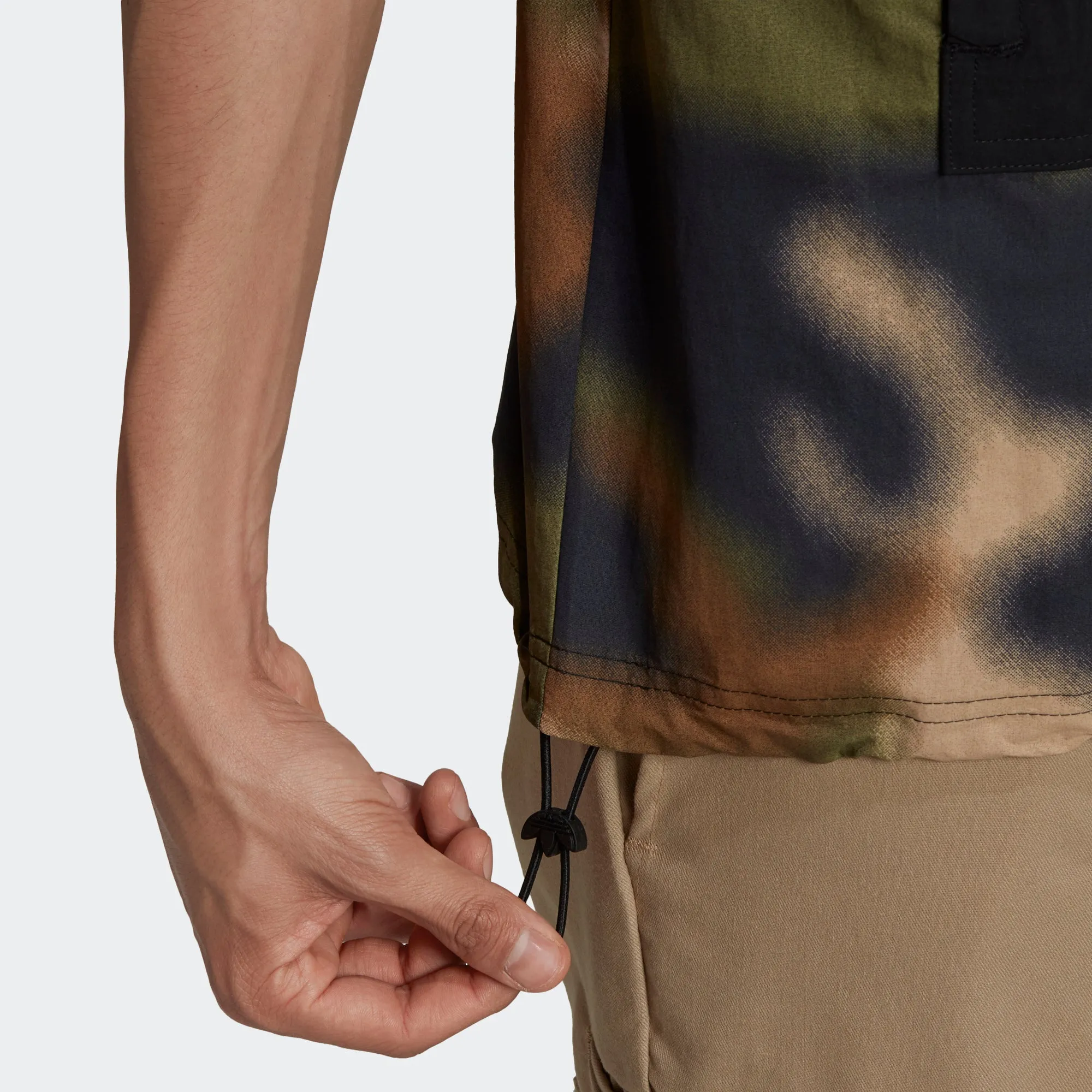 Men's adidas Originals Camo Windbreaker Hemp