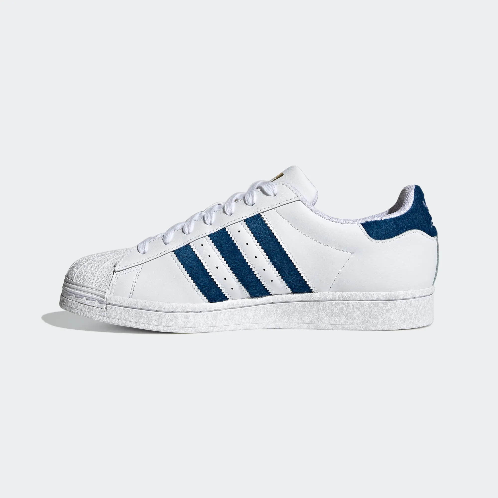 Men's adidas Originals Superstar Shoes White Blue