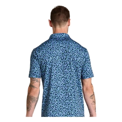 Men's Bad Birdie Lily Lilac Golf Polo