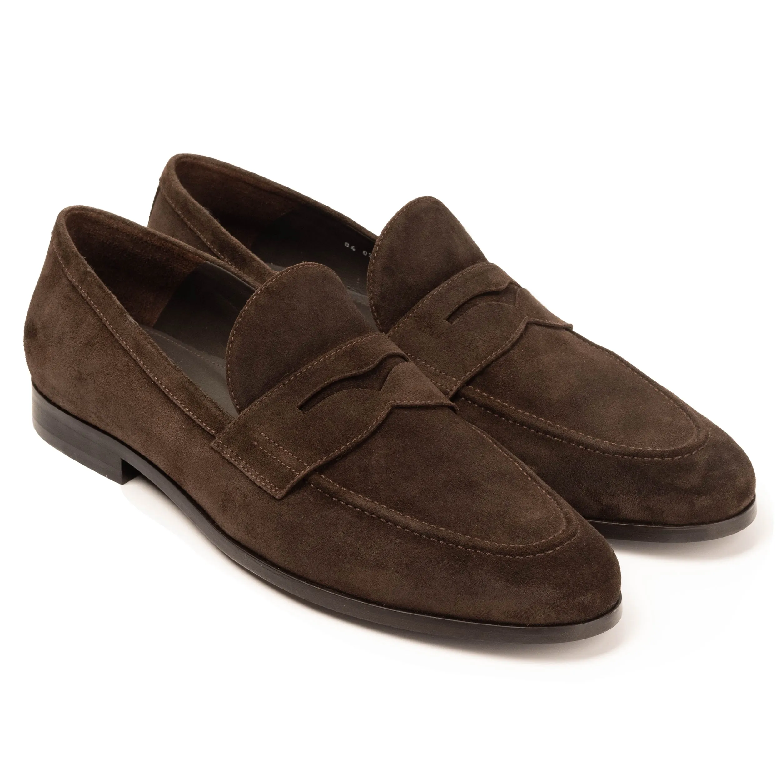 Men's Brown suede  slip on loafers