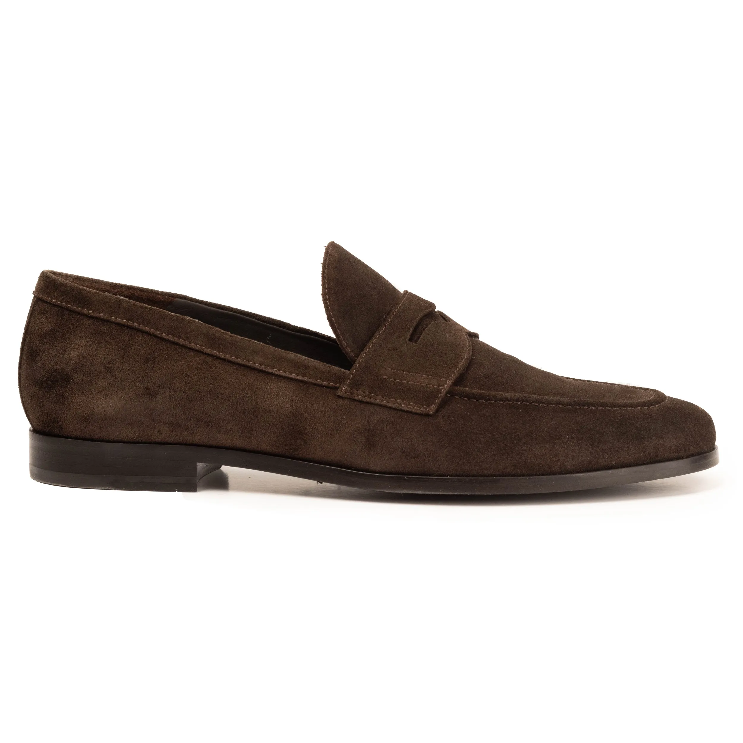 Men's Brown suede  slip on loafers