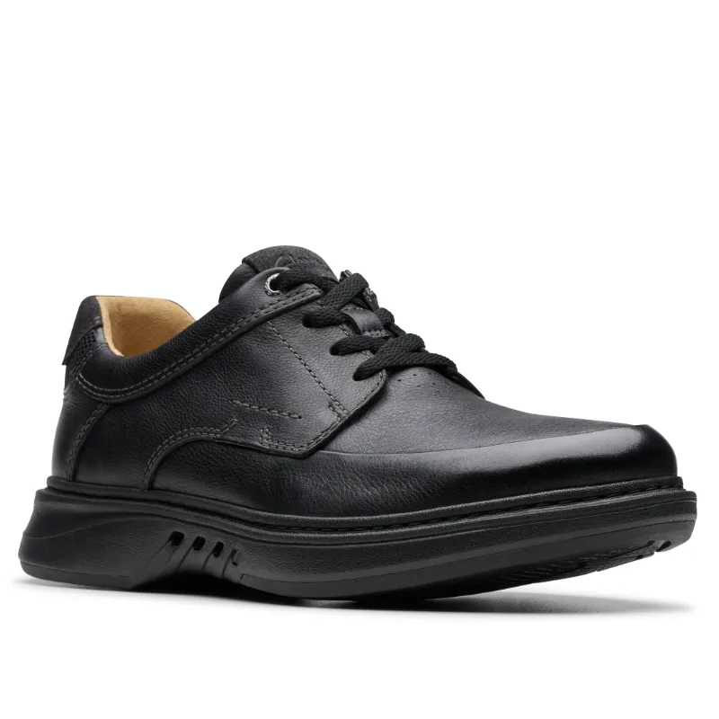 Men's Clarks Un Briley Lace - Black Leather