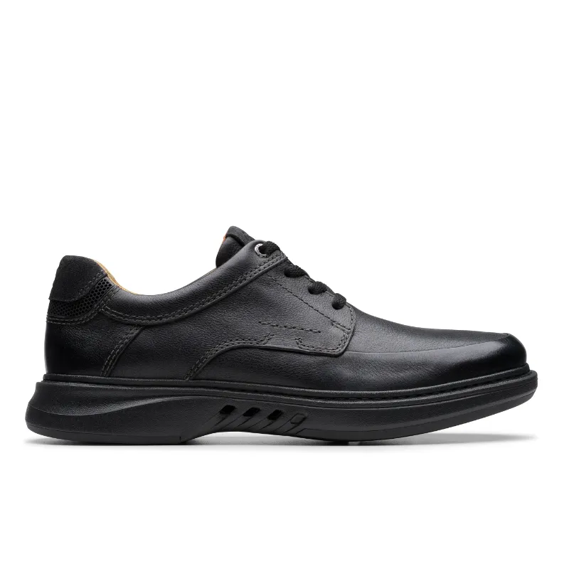 Men's Clarks Un Briley Lace - Black Leather
