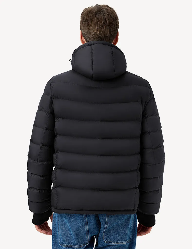 Men's Heated Puffer Jacket With Hand-Heating