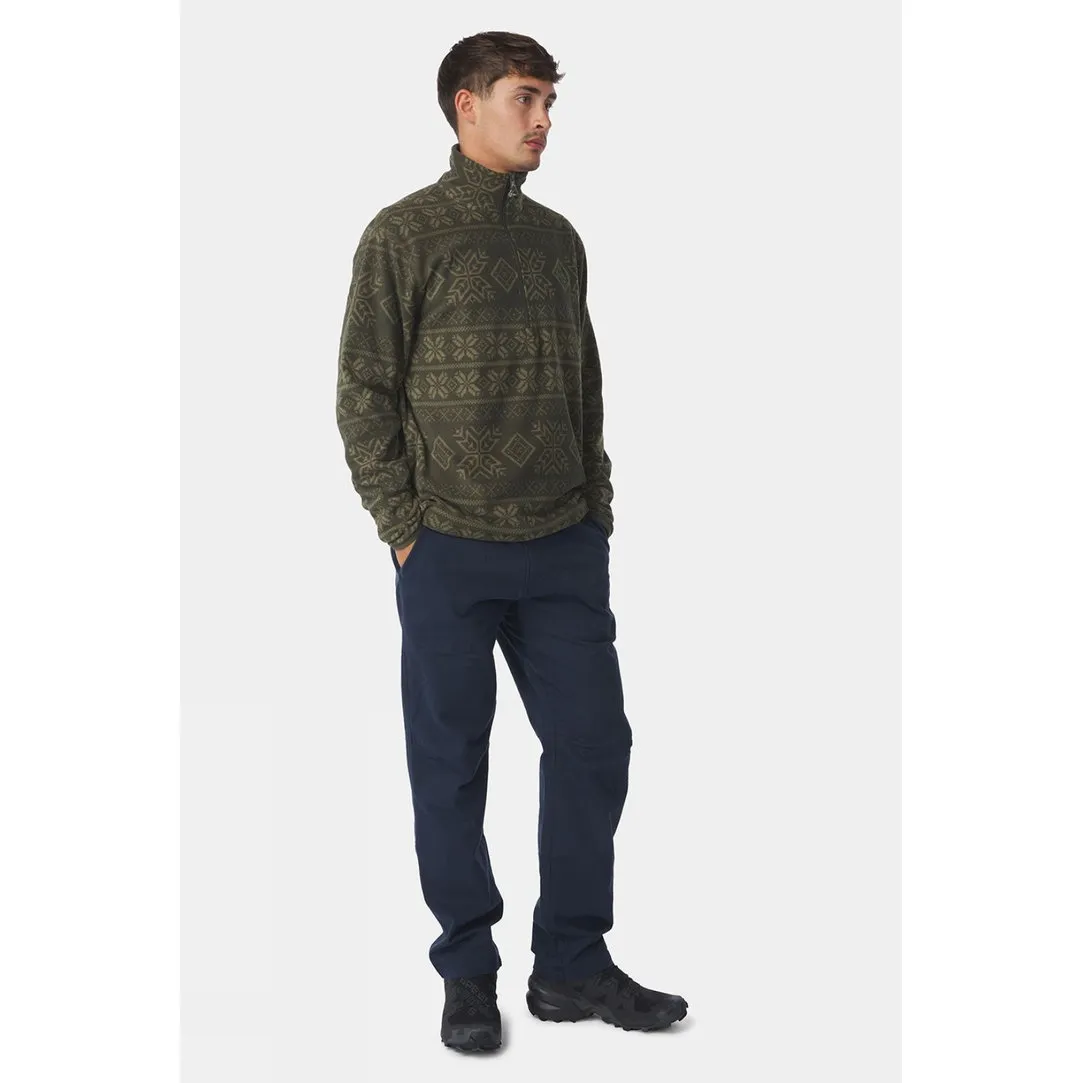 Mens Inverno Printed Half Zip Fleece