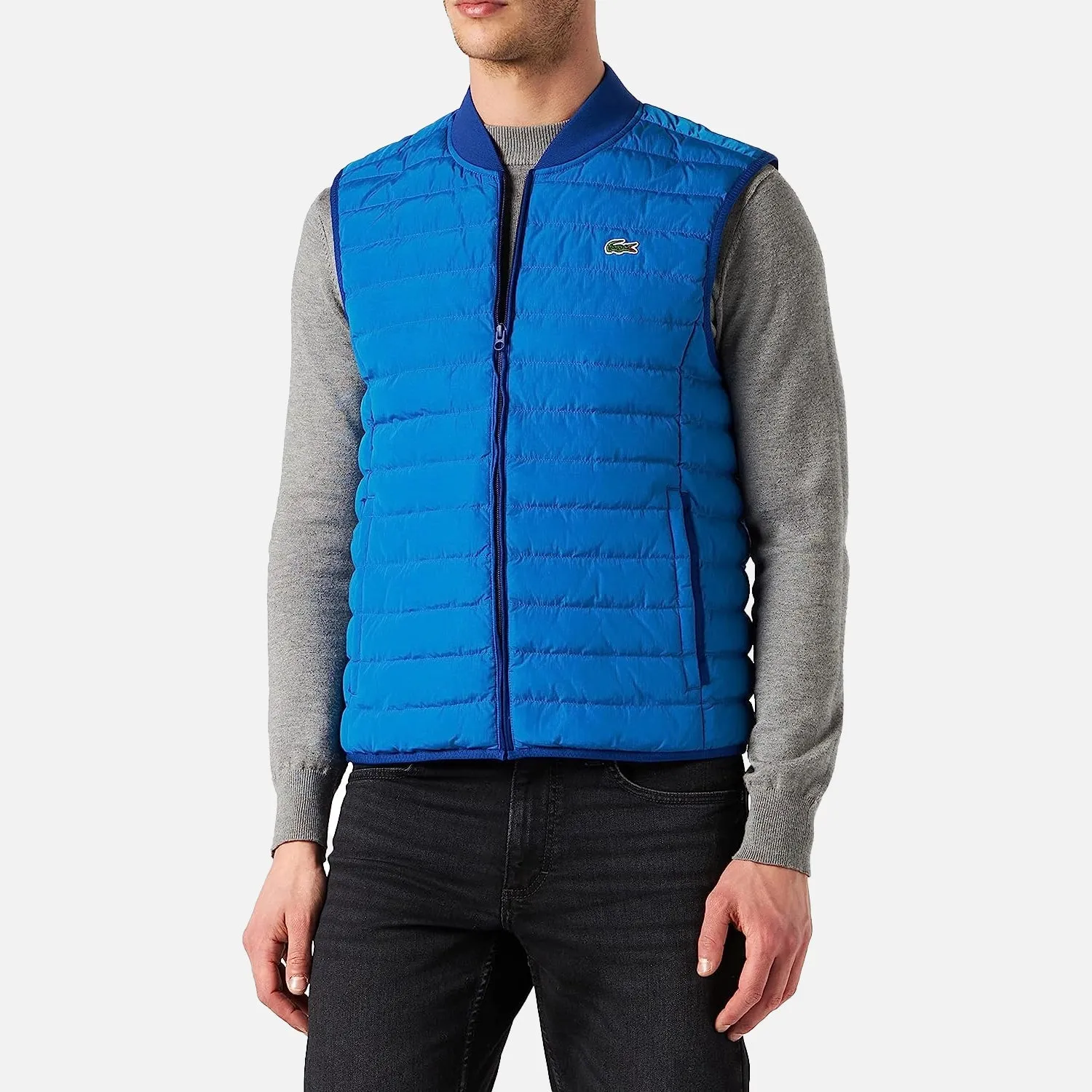 Men's Lacoste Puffer Gilet Blue