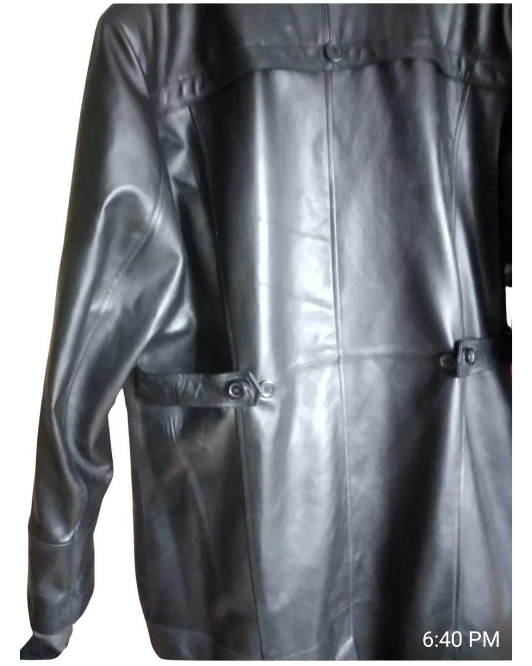 Mens Leather Trench Coat Full Length