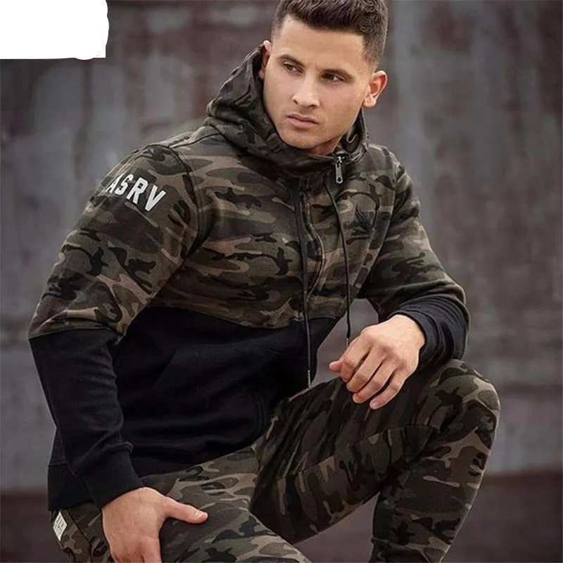 Men's Military Camouflage Hoodie