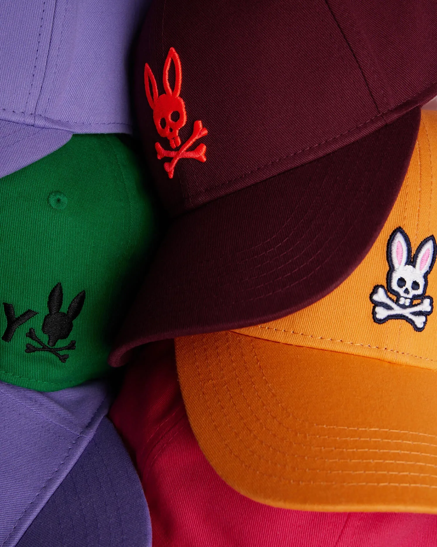 Men's Psycho Bunny Classic Baseball Cap Tangerine