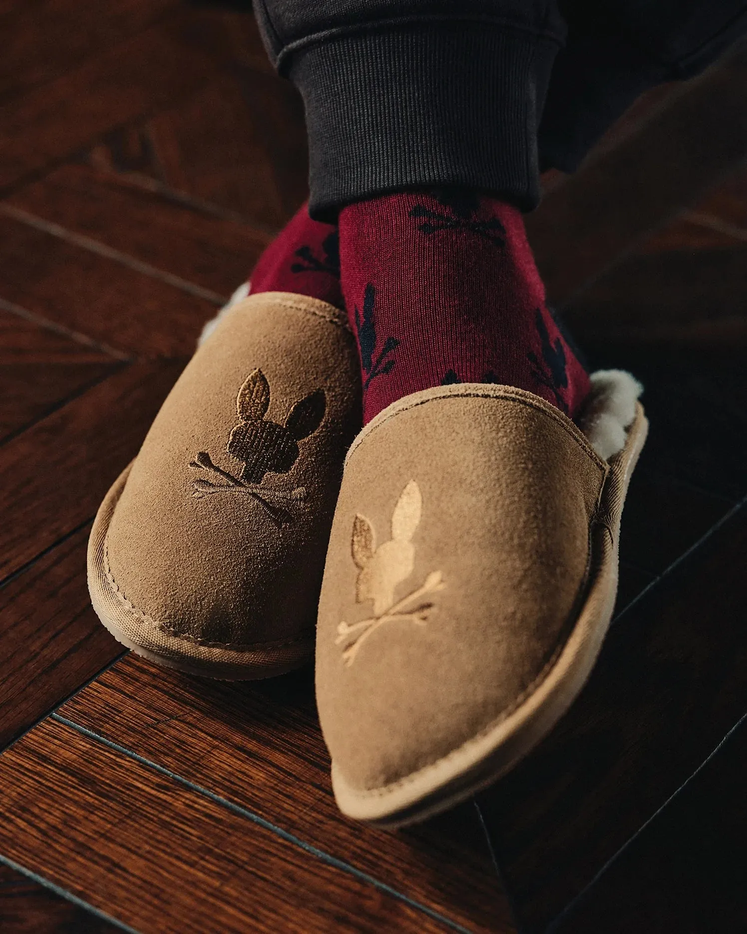 MENS SUEDE SLIPPERS- - B6A357E200