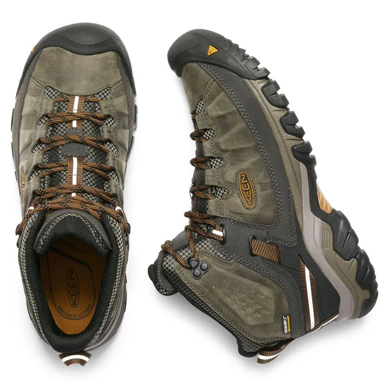 Men's Targhee III Waterproof Hiking Boots - Black Olive/Golden Brown