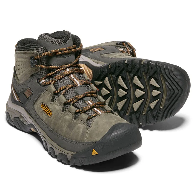 Men's Targhee III Waterproof Hiking Boots - Black Olive/Golden Brown