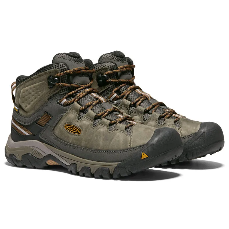 Men's Targhee III Waterproof Hiking Boots - Black Olive/Golden Brown