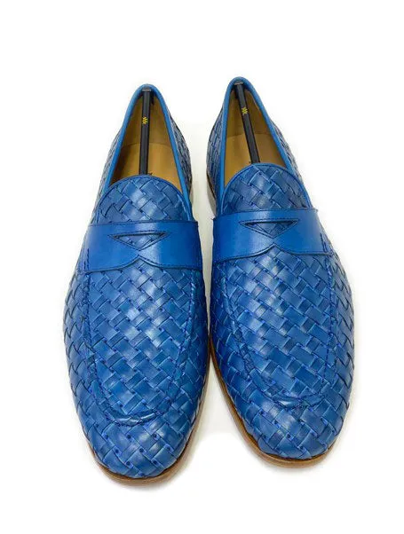 Mezlan Solomeo Woven Loafer Jeans