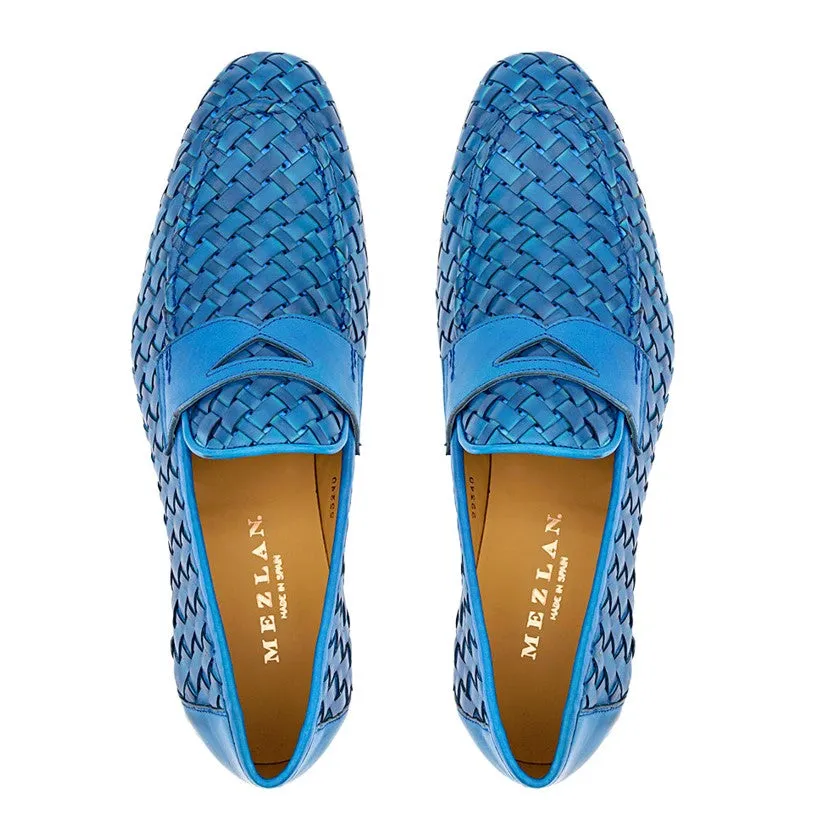 Mezlan Solomeo Woven Loafer Jeans