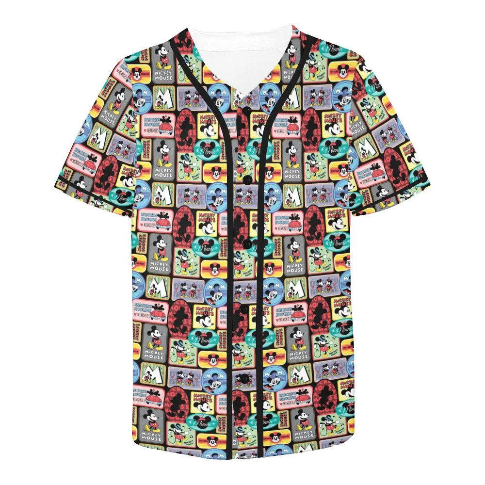 Mickey Stickers Baseball Jersey