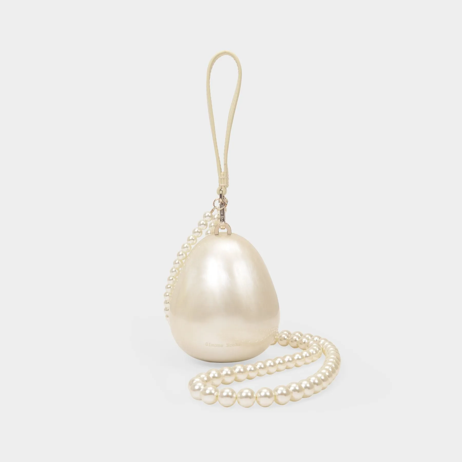 Micro Egg Clutch - Simone Rocha - Pearl - Plexiglas
