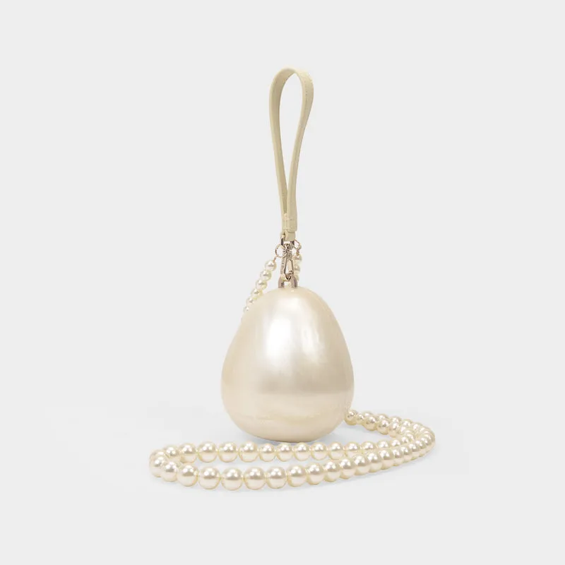 Micro Egg Clutch - Simone Rocha - Pearl - Plexiglas