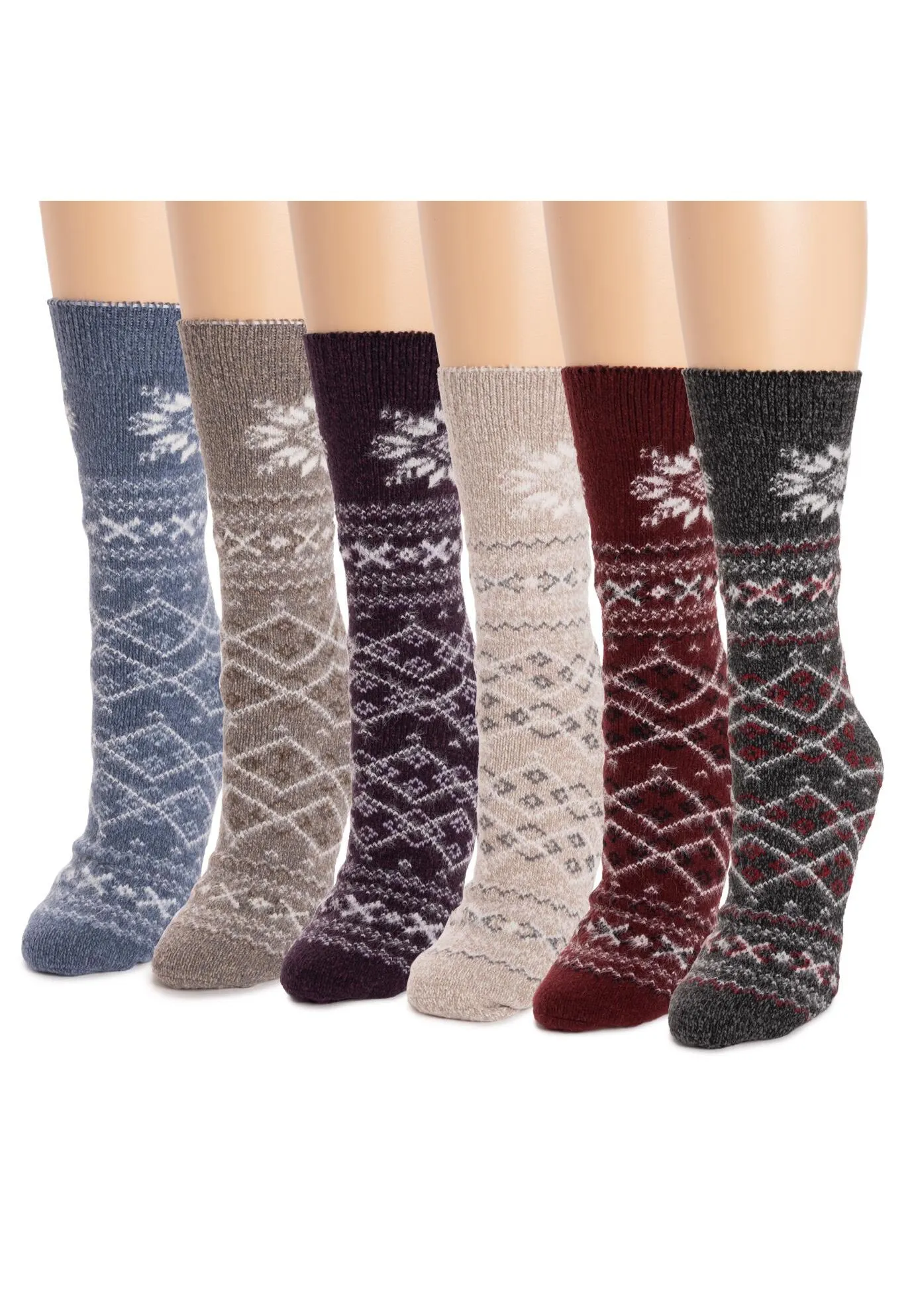 Microfiber 6 Pack) Boot Socks