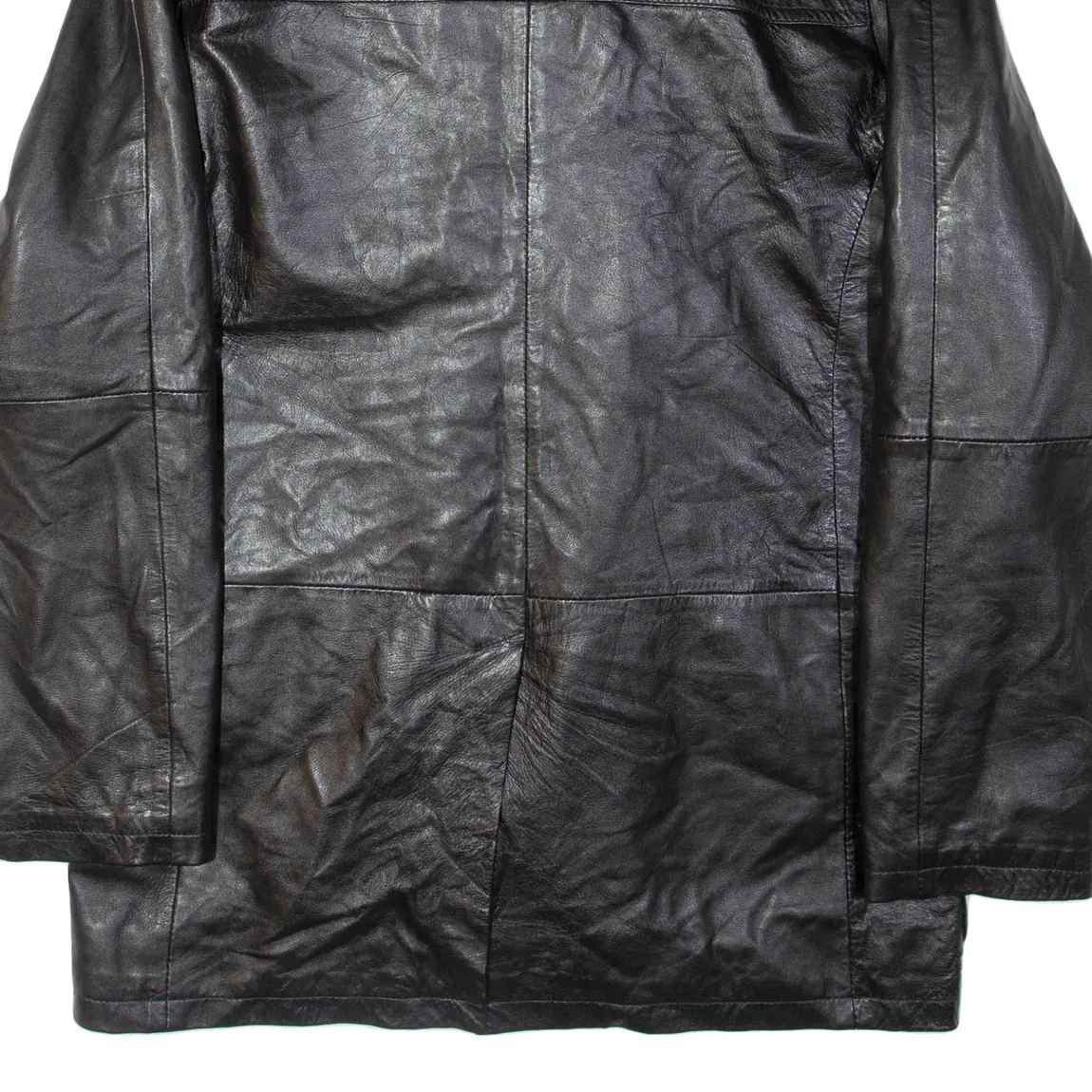 MILAN LEATHER Mens Jacket Black Leather M