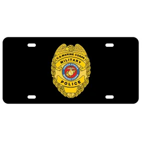 Military Police Badge License Plate