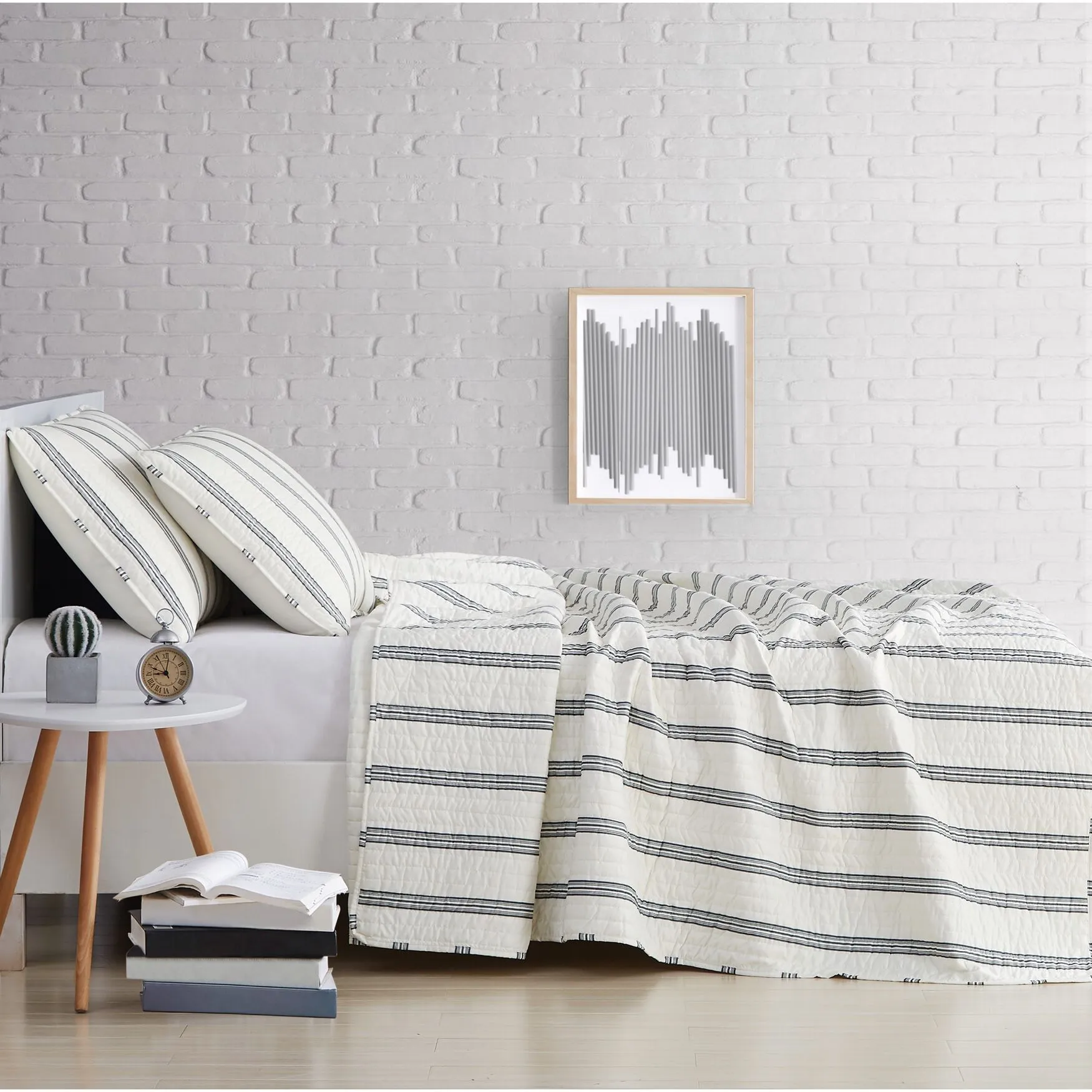 Millenial Stripe 3-Piece Quilt Set